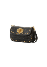 LEATHER STUDDED BAG