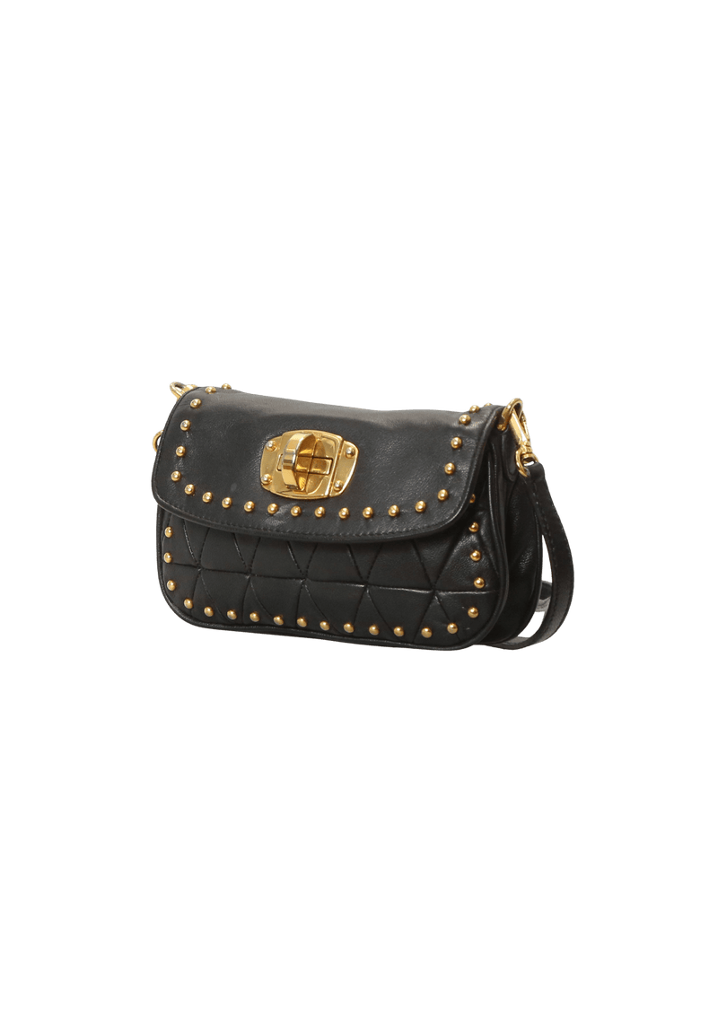 LEATHER STUDDED BAG