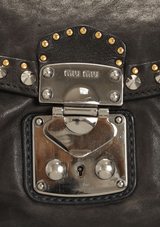 LEATHER STUDDED BAG