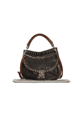 LEATHER STUDDED BAG