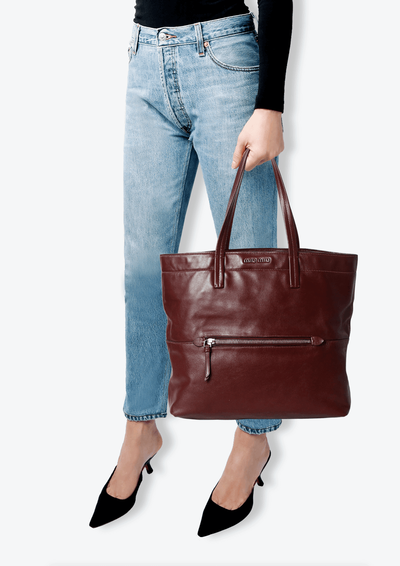 LEATHER TOTE BAG