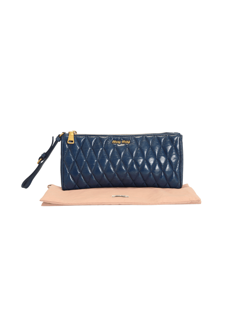 LEATHER WRISTLET