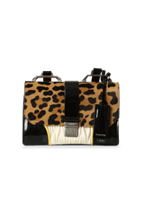 LEOPARD FLAP BAG