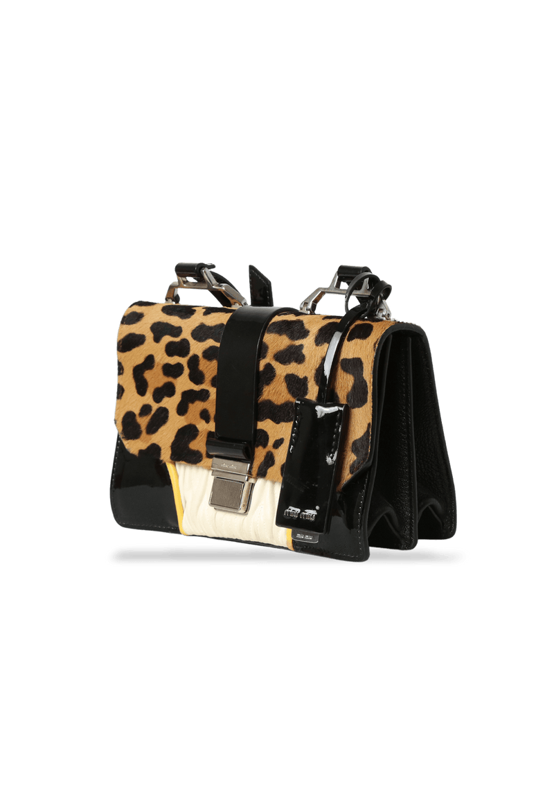 LEOPARD FLAP BAG