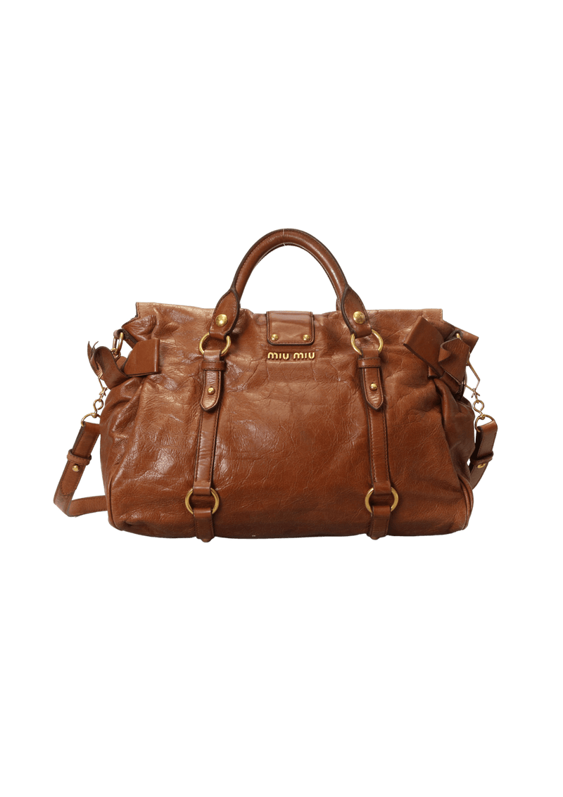 MADRAS BOW SATCHEL BAG