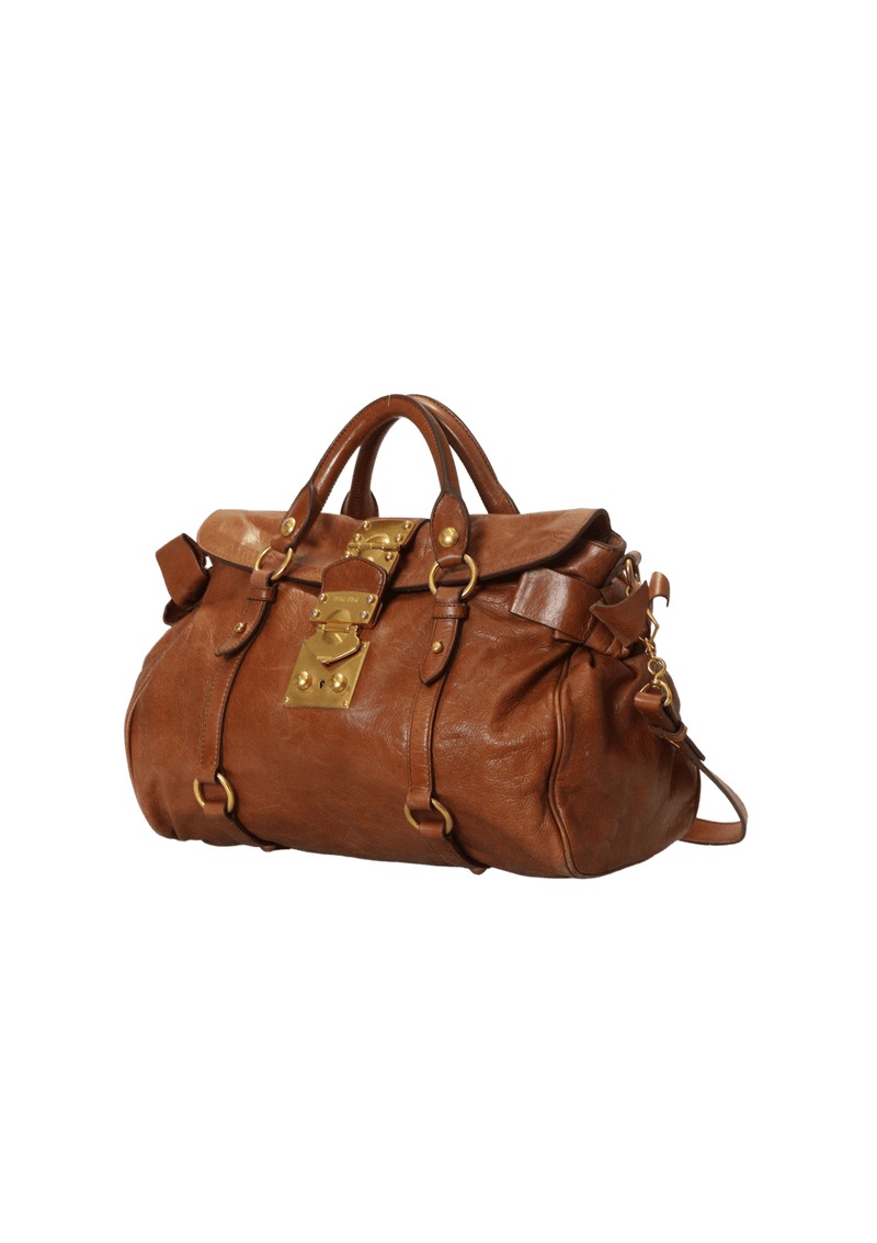 MADRAS BOW SATCHEL BAG