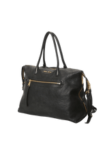 MADRAS FRONT ZIP TOTE