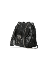 MADRAS MATELASSE BUCKET BAG