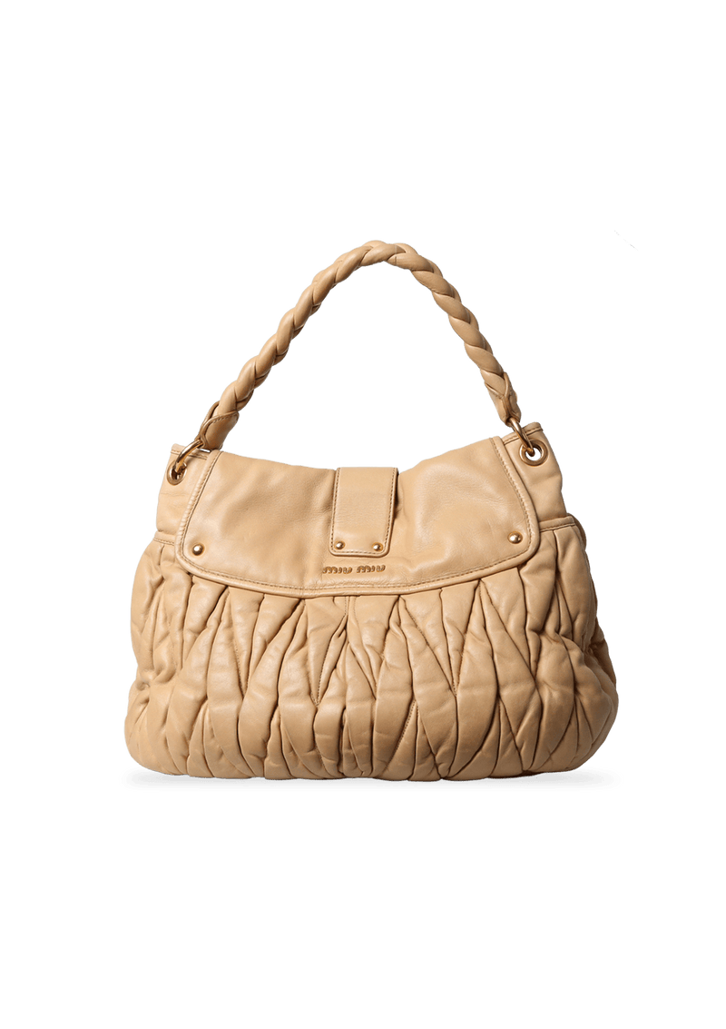 MATELASSE BEIGE HOBO