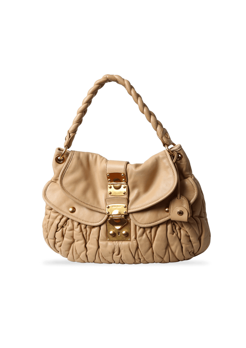 MATELASSE BEIGE HOBO