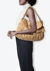 MATELASSE BEIGE HOBO