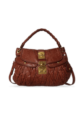 MATELASSÊ COFFER SATCHEL