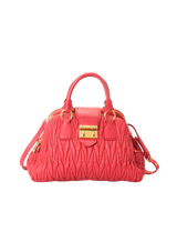 MATELASSE BOWLER BAG