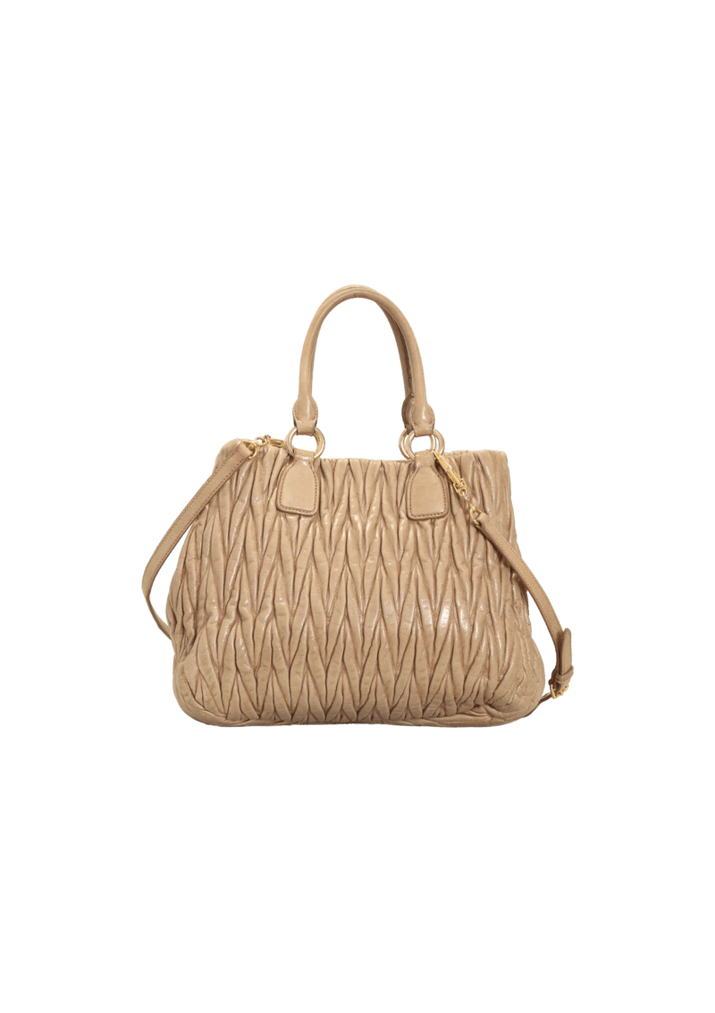 MATELASSÉ SATCHEL BAG