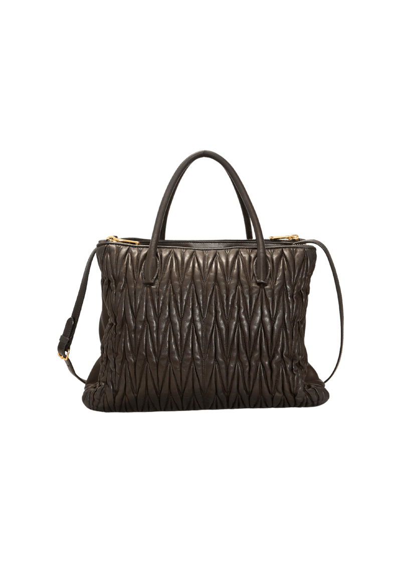 MATELASSE SATCHEL BAG