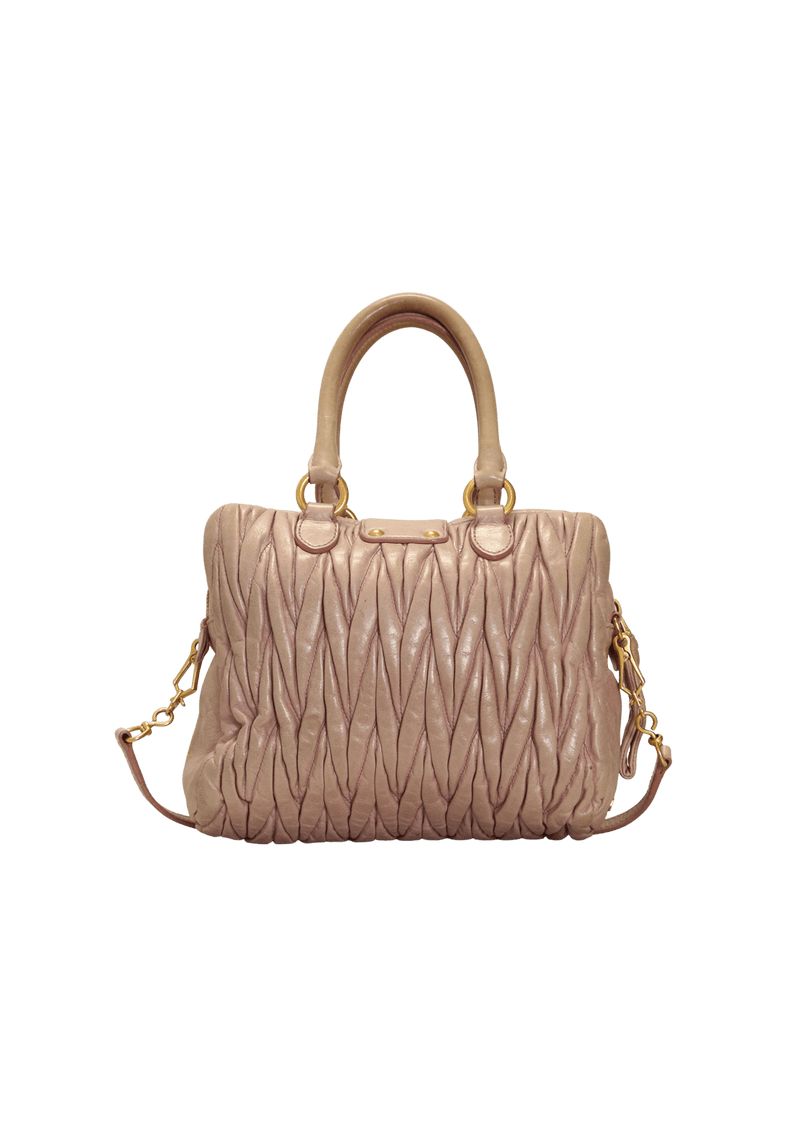 MATELASSE SATCHEL BAG