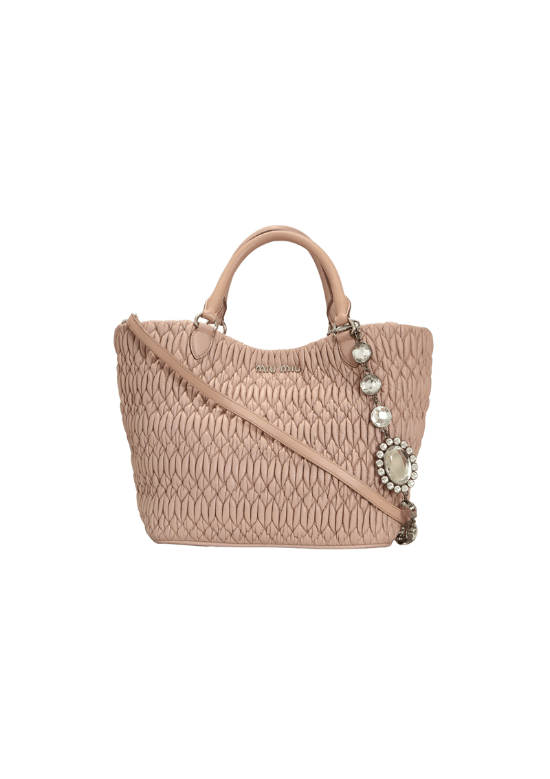 MATELASSÉ SWAROVKSI CRYSTAL ICONIC TOTE