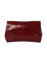 PATENT LEATHER CLUTCH