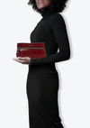 PATENT LEATHER CLUTCH