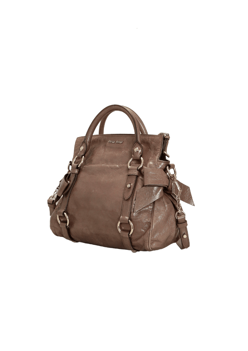 VITELLO SHINE BAULETTO BOW BAG