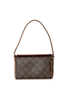 BOLSA MONOGRAM RECITAL BAG LOUIS VUITTON  MARROM ORIGINAL