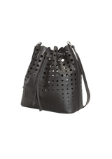 LOVE PERFORATED BUCKET BAG