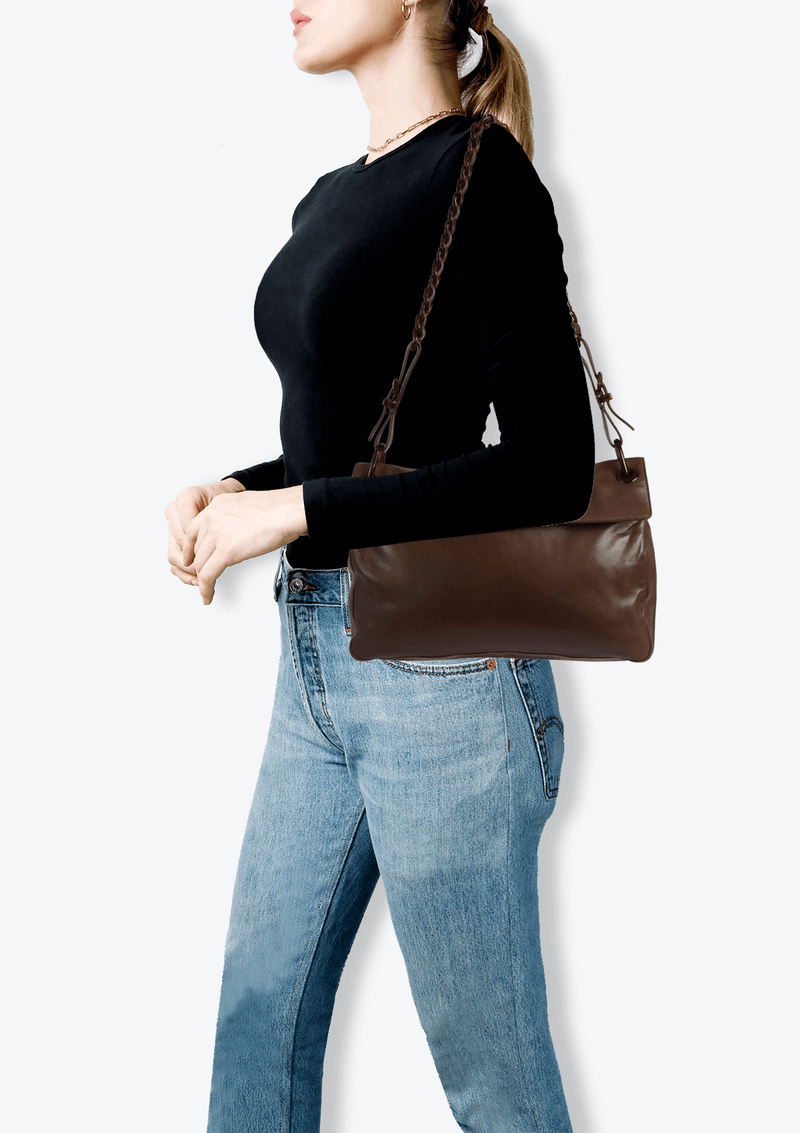 ACETATE CHAIN SHOULDER BAG