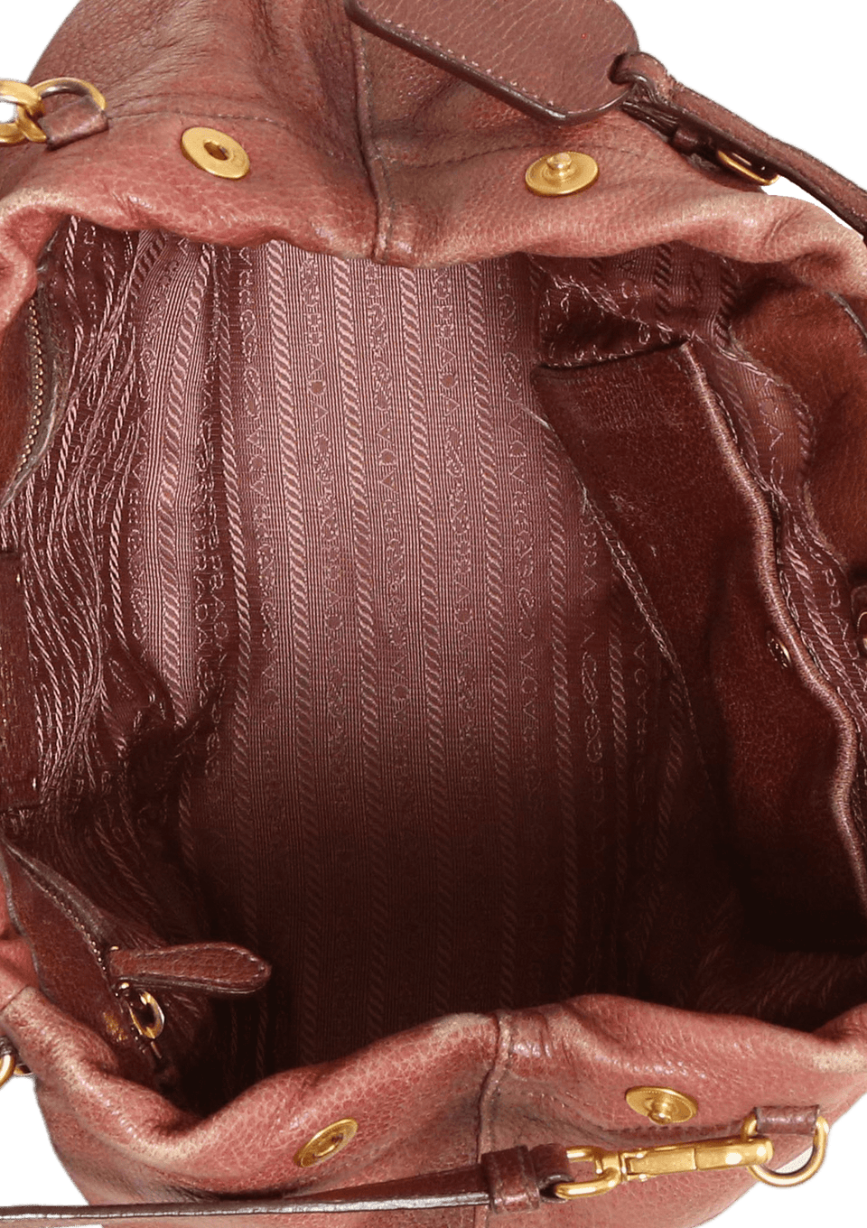 BOLSA PRADA CERVO ANTIK TOTE VINHO ORIGINAL – Gringa