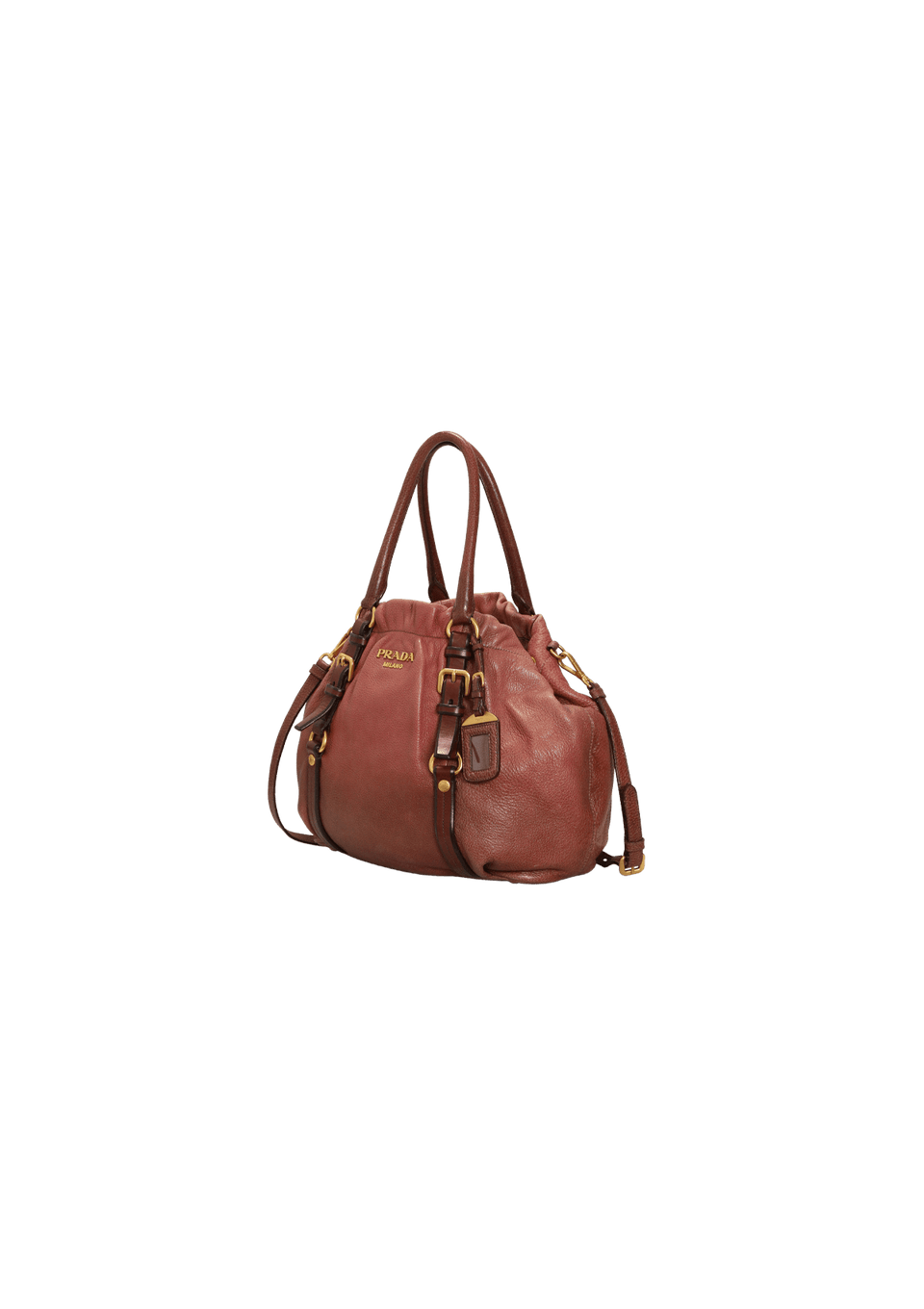 BOLSA PRADA CERVO ANTIK TOTE VINHO ORIGINAL – Gringa