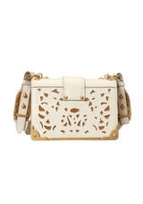 CITY CALF AND SAFFIANO LASER CUT CAHIER