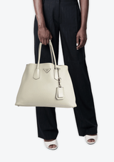 CITY CALF DOUBLE TOTE