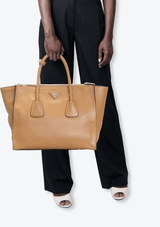 CITY CALF DOUBLE ZIP BAG