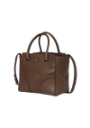 CITY CALF STITCHED POCKET TOTE