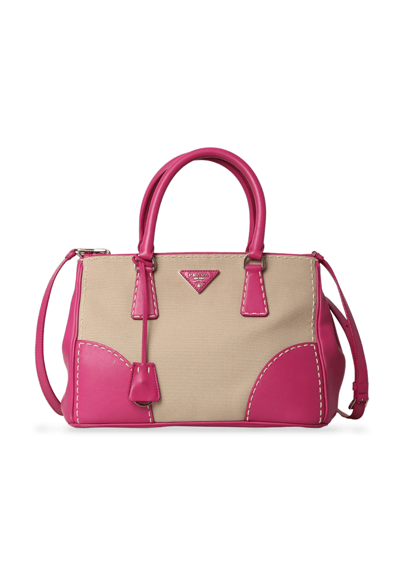 CITY STITCH DOUBLE ZIP TOTE