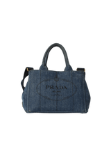 DENIM CANAPA LOGO TOTE