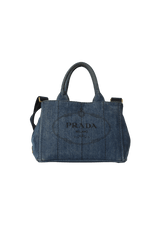 DENIM CANAPA LOGO TOTE