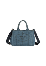 DENIM CANAPA LOGO TOTE