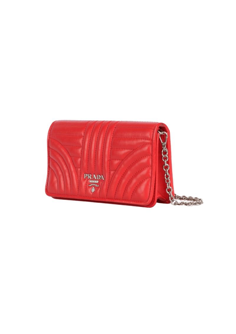 Prada diagramme outlet wallet on chain