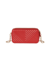 IMPUNTURE MINI DIAGRAMME DOUBLE ZIP CROSSBODY
