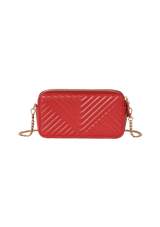 IMPUNTURE MINI DIAGRAMME DOUBLE ZIP CROSSBODY