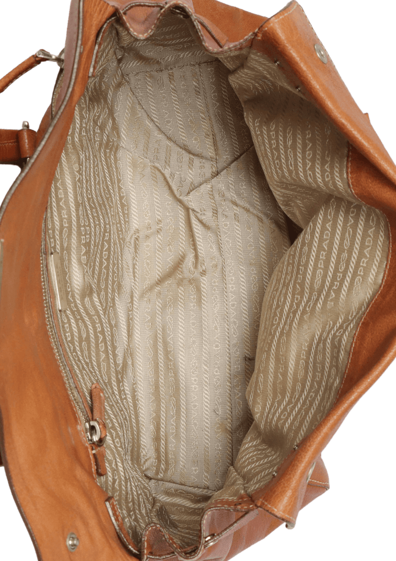 EASY FOLDOVER PUSHLOCK SHOULDER BAG