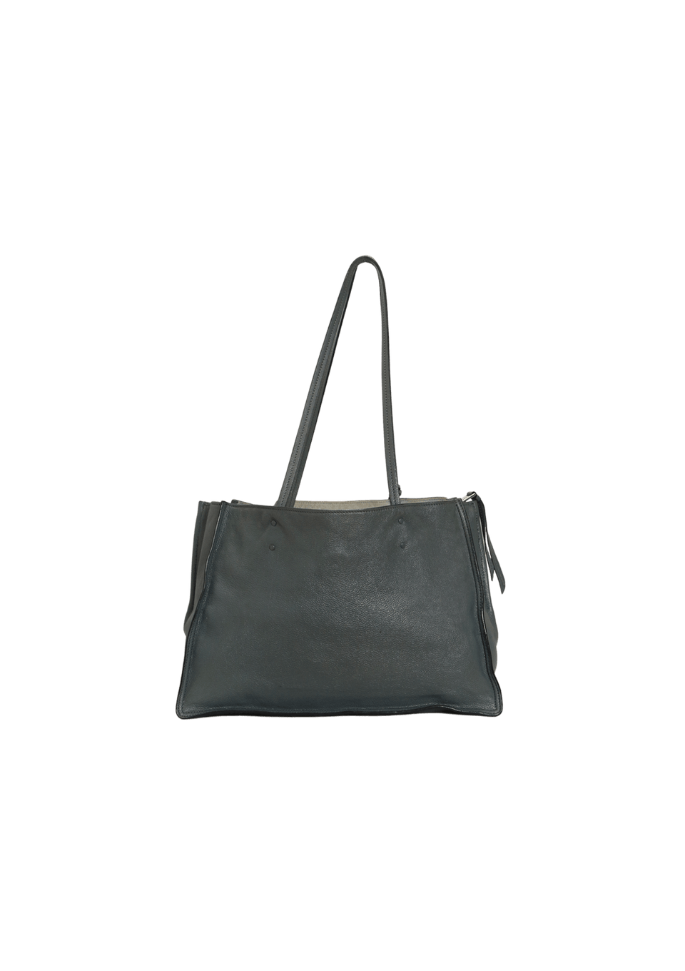 BOLSA PRADA ETIQUETTE GLACE CALF BAG CINZA ORIGINAL – Gringa