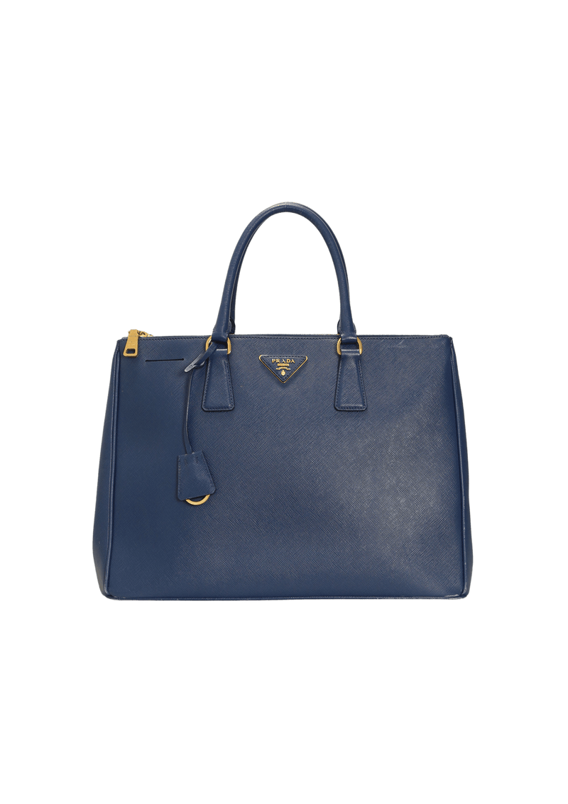 LARGE SAFFIANO LUX DOUBLE ZIP GALLERIA