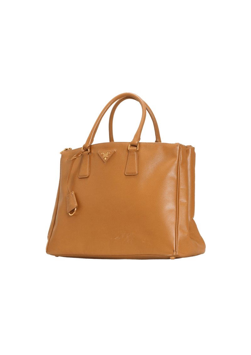 LARGE SAFFIANO LUX DOUBLE ZIP GALLERIA