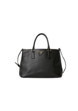 LARGE SAFFIANO LUX DOUBLE ZIP GALLERIA