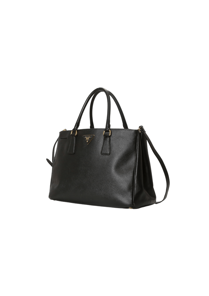 LARGE SAFFIANO LUX DOUBLE ZIP GALLERIA