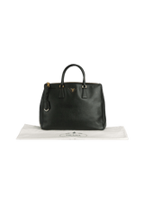 LARGE SAFFIANO LUX DOUBLE ZIP GALLERIA