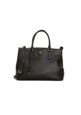 LARGE SAFFIANO LUX DOUBLE ZIP GALLERIA