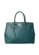 LARGE SAFFIANO LUX DOUBLE ZIP GALLERIA