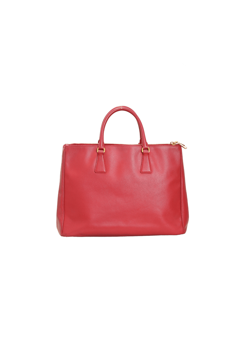 LARGE SAFFIANO LUX DOUBLE ZIP GALLERIA